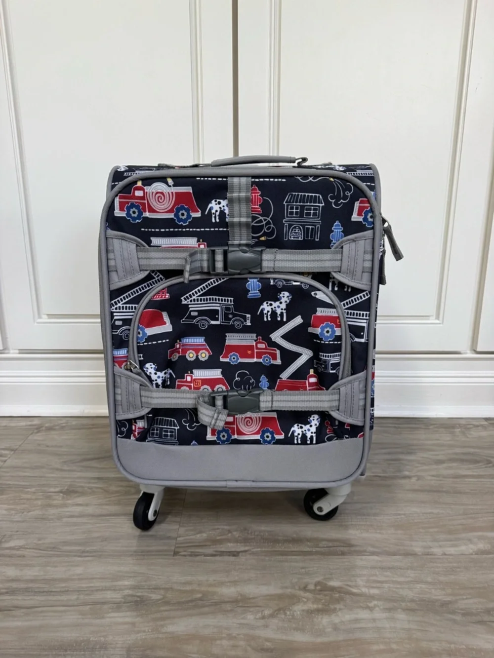 Pottery Barn Kids Mackenzie Firetruck Rolling Suitcase - Never Used
